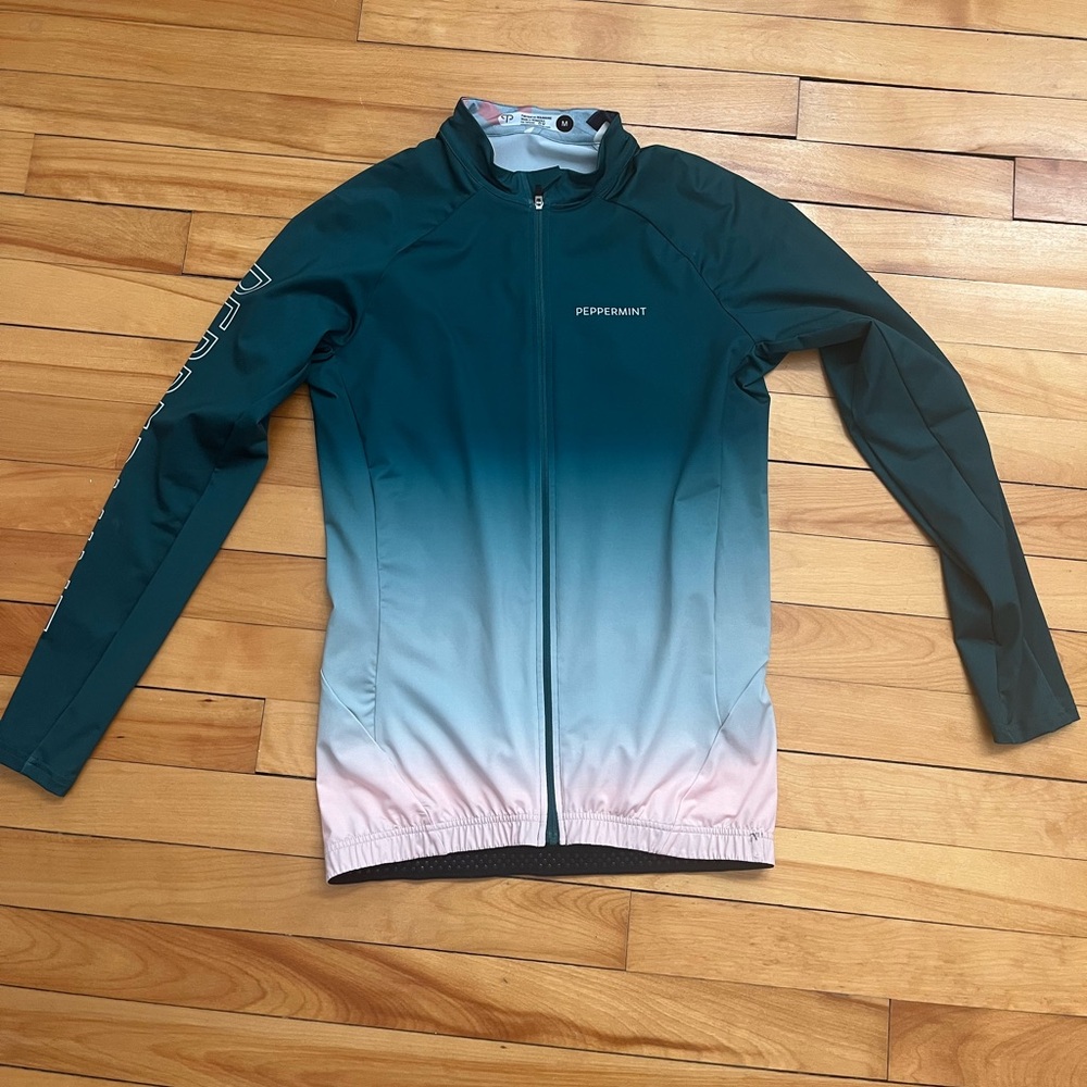 ON HOLD Peppermint Long Sleeve Cycling Jersey